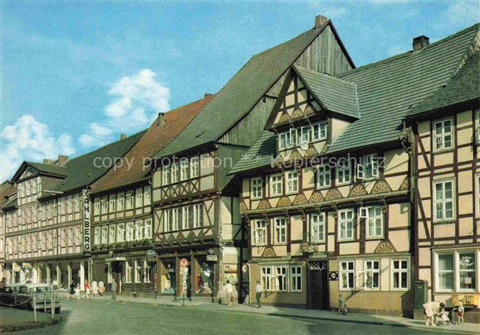 Uslar Solling Langestrasse Fachwerkhaeuser