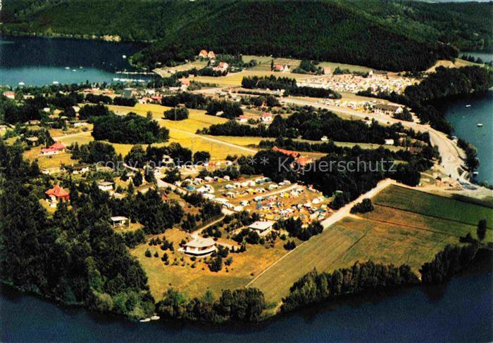 Scheid Halbinsel Waldeck-Frankenberg Hessen Fliegeraufnahme
