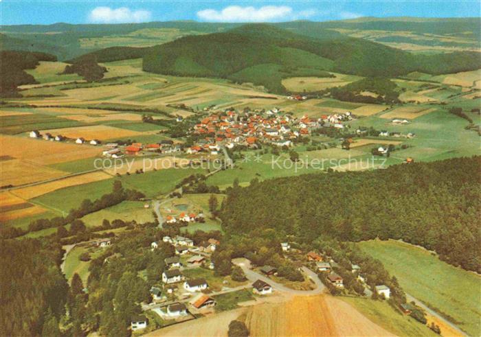 Kleinern Edertal Waldeck Hessen Panorama Erholungsort