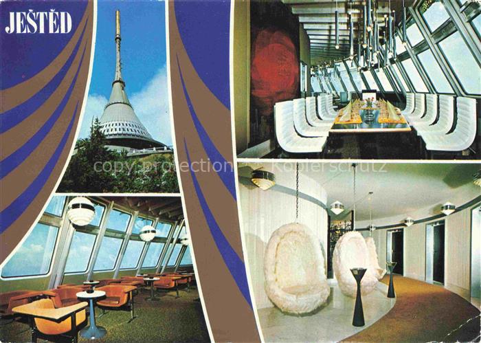 Jested Jeschken Liberec Reichenberg CZ Fernsehturm Drehrestaurant