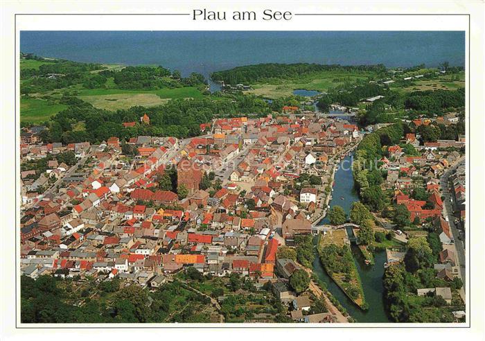 Plau Mecklenburg Fliegeraufnahme