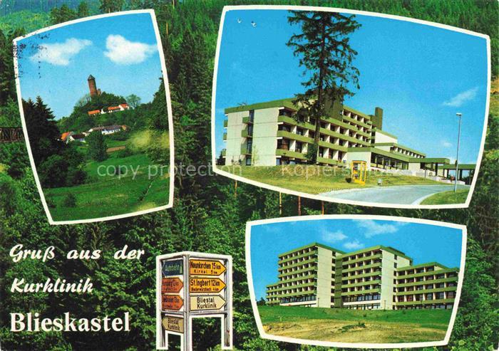 Blieskastel Kurklinik Burgruine Kirkel