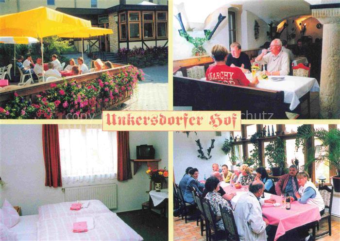 Unkersdorf Unkersdorfer Hof Restaurant Terrasse Fremdenzimmer