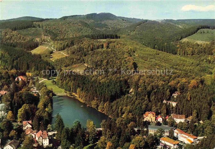 Bad Sachsa Osterode Harz Teilansicht mit Schmelzteich