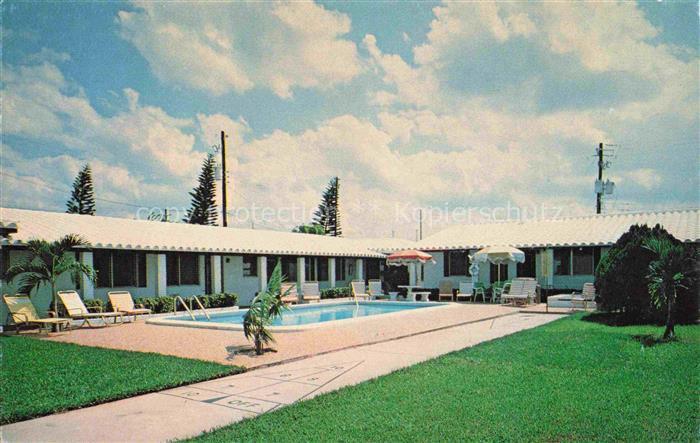 Hollywood-by-the-Sea Florida USA Rosemarie Appartments Swimming Pool