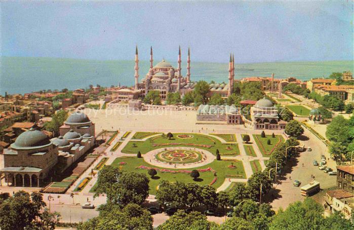 ISTANBUL Constantinopel TK The Blue Mosque Sultan Ahmet Mosque and its surroundi