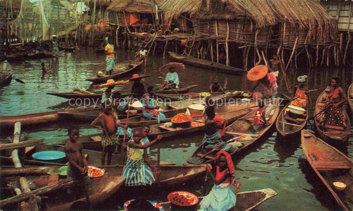 Dahomey Benin Village lacustre de Ganvié lake-dwellings