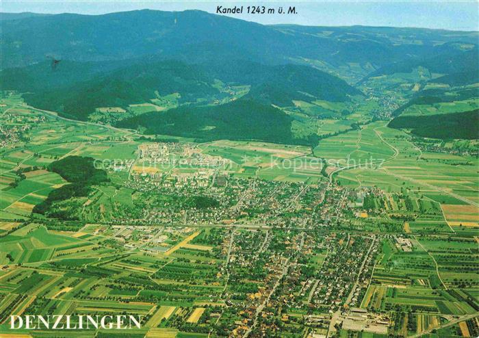 Denzlingen Panorama Blick zum Kandel Schwarzwald
