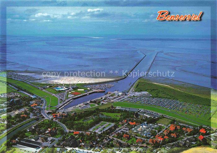 Bensersiel Esens Nordseeheilbad Strand Hafen