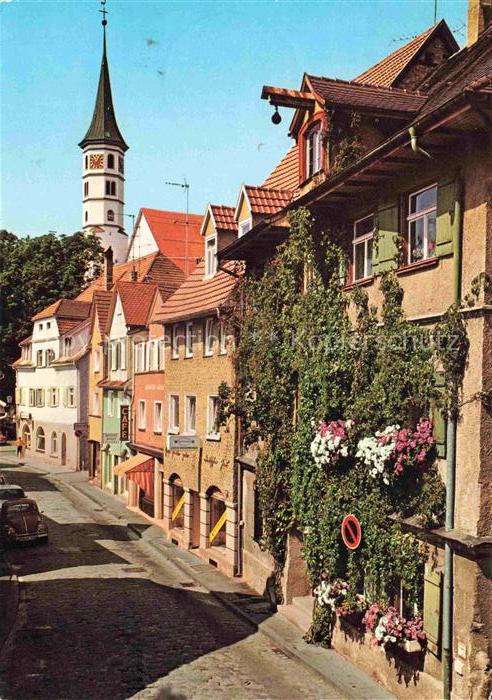 Leutkirch Lammgasse Altstadt Kirchturm