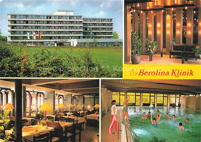 BAD OEYNHAUSEN Berolina Klinik Restaurant Hallenbad