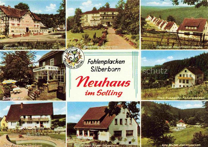 Neuhaus Solling Gaststaetten Hotel Solinger Hof Alte Muehle Fohlenplacken Parkho