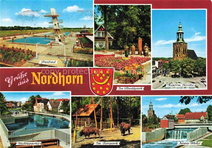 Nordhorn Freibad Stadtpark Kirche Vechte Tierpark Wehr