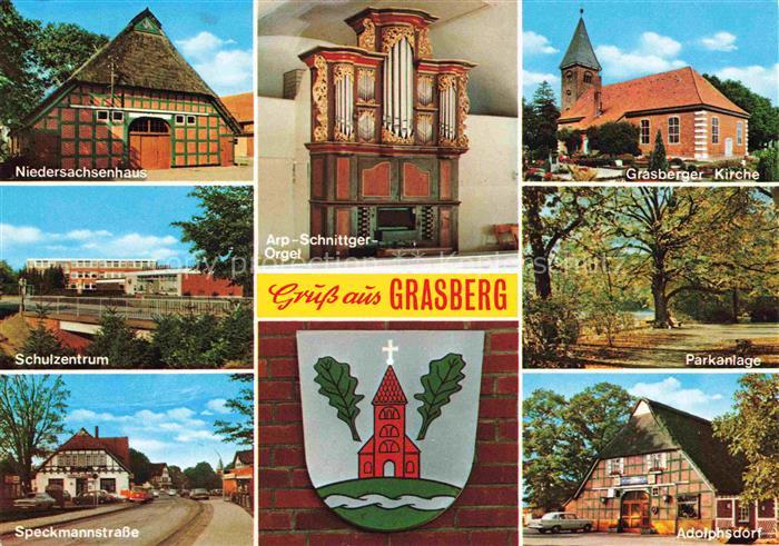 Grasberg Bremen Niedersachsenhaus Arp-Schnittger-Orgel Kirche Park Schule Speckm