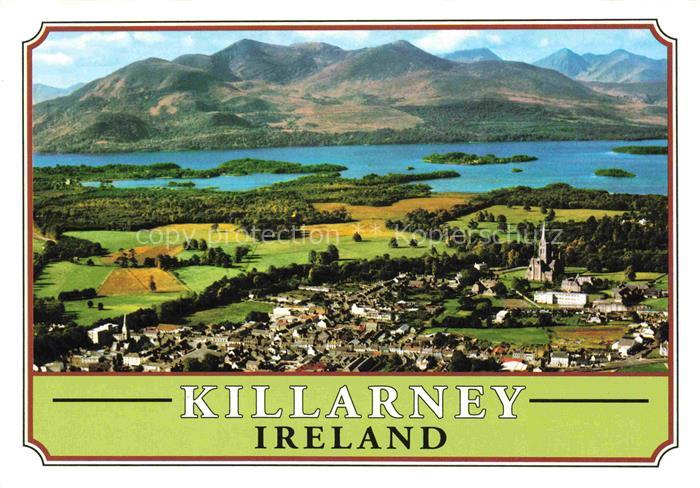 Killarney  Kerry Ireland Fliegeraufnahme