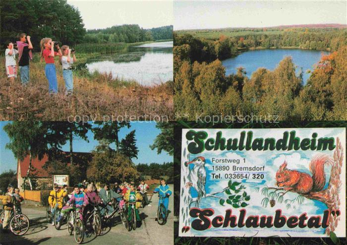 Bremsdorf Brjemjow Schullandheim Schlaubetal Landschaftspanorama