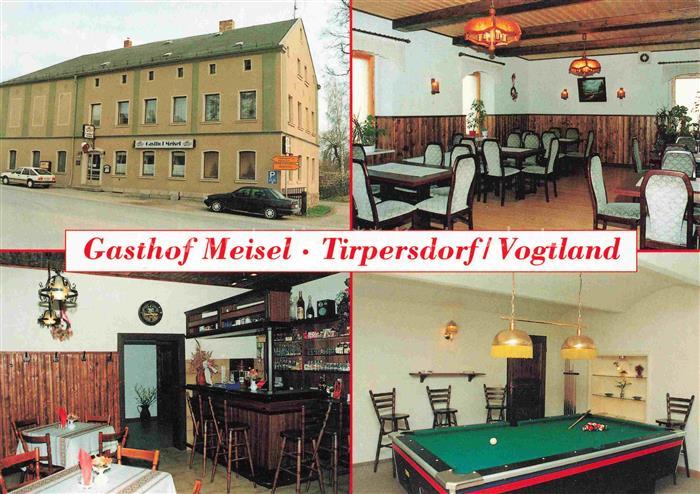 Tirpersdorf Gasthof Meisel Gastraum Theke Billard