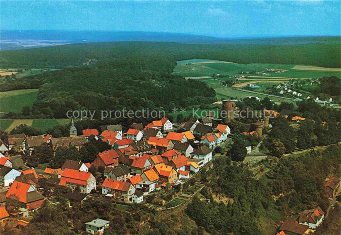 Trendelburg Diemel Deisel Hessen Fliegeraufnahme