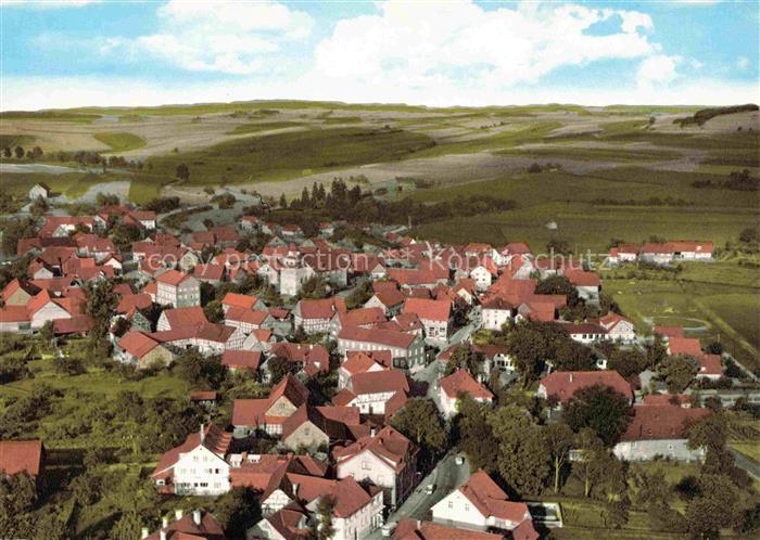 Voehl Edersee Waldeck-Frankenberg Hessen Fliegeraufnahme