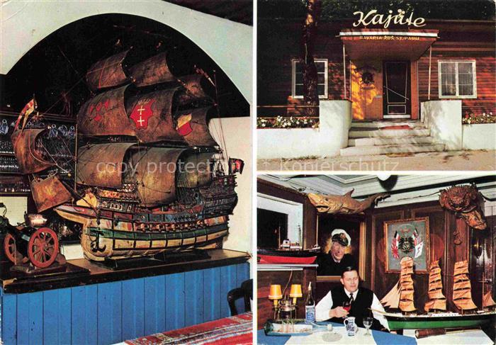 Alvesen Gaststaette Kjuete Segelschiffskajuete