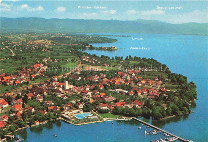 Nonnenhorn Panorama Blick gegen Pfaender Bregenzerwald