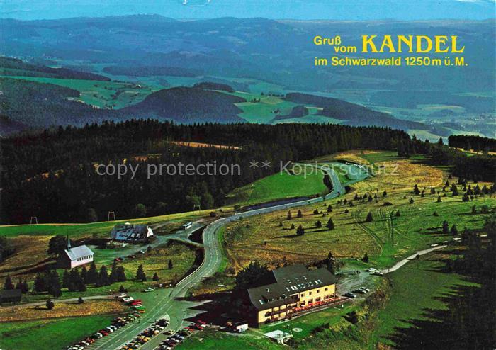 Kandel Breisgau Waldkirch BW Berghotel Berggasthaus Kandelhof Pius-Bergkapelle S