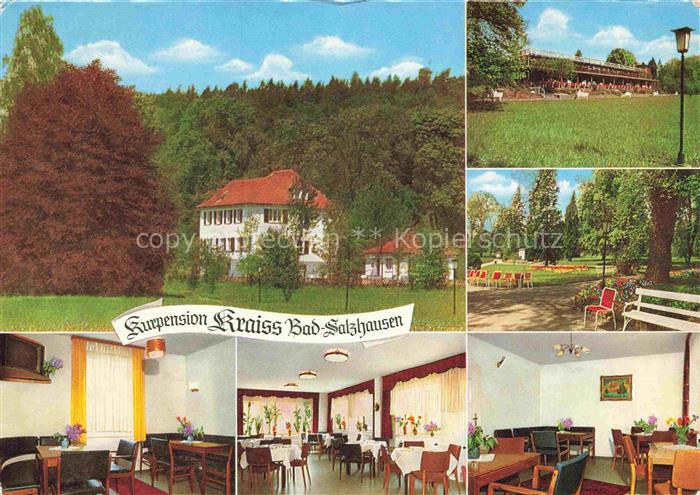 Bad Salzhausen Nidda Kurpension Kraiss Gastraeume Parkanlagen