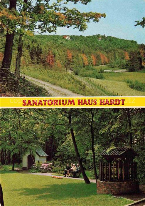 Bad Muenstereifel Sanatorium Haus Hardt Parkanlagen Landschaftspanorama
