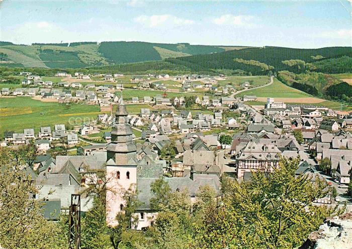 Eversberg Meschede Panorama Luftkurort Blick von der Burgruine