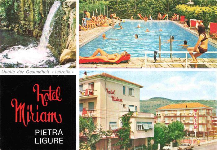 Pietra Ligure Pietraligure IT Hotel Miriam Wasserfall Swimming Pool