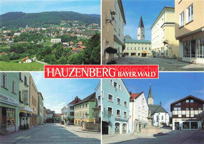 Hauzenberg Niederbayern Panorama Motive Stadtzentrum