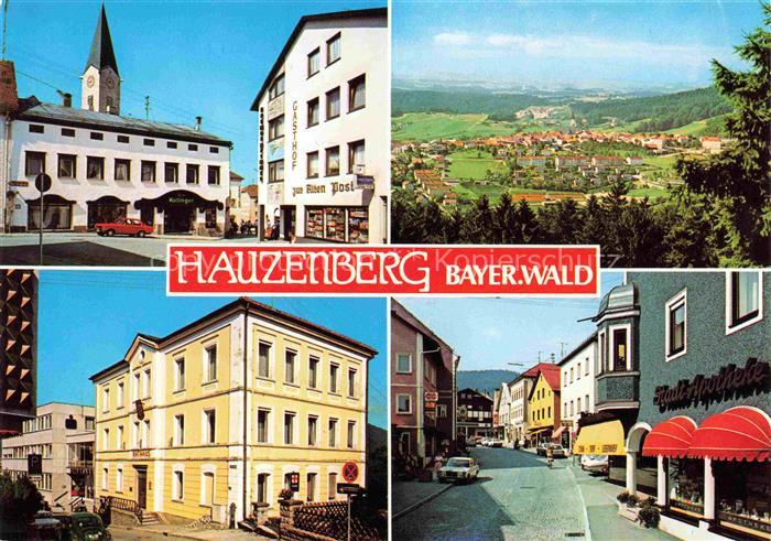 Hauzenberg Niederbayern Motive Stadtzentrum Panorama