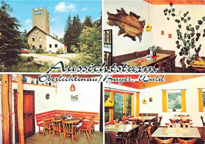 Holzfreyung Aussichtsturm Turmgaststaette Oberlichtenau Gastraum