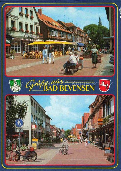 Bad Bevensen Fussgaengerzone Strassencafés