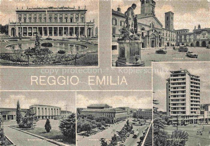 REGGIO EMILIA Emilia-Romagna IT Teatro Municipale Piazza Duomo Stazione Ferrovia
