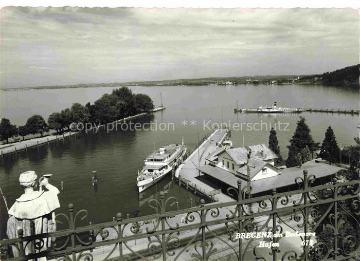 Bregenz Vorarlberg Bodensee Hafen