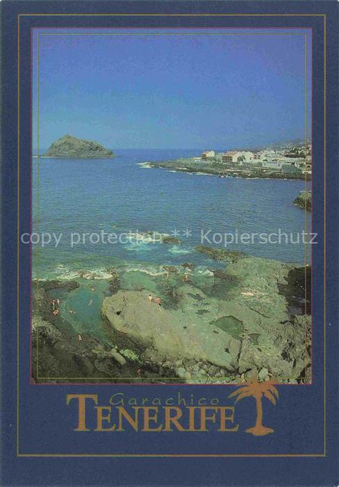 Garachico Santa Cruz de Tenerife Canarias ES Kuestenpanorama Bucht