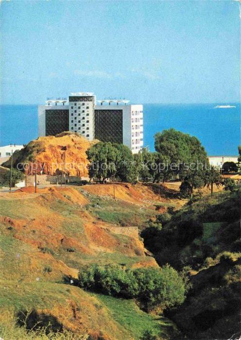 Carthage  Karthago Carthago Tunesie Hôtel Amilcar vue du haut de la falaise