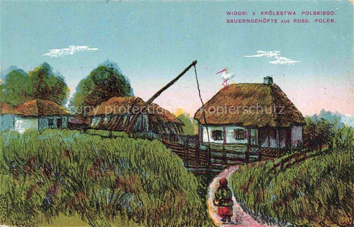 Bauernhof Russ. Polen