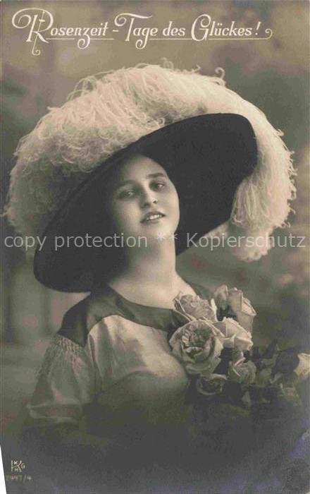 Foto KKGH Nr. 2447/4 Hutmode Rosen