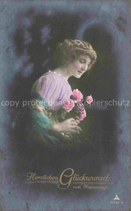 Foto PH Paris Nr. 10332-5 Glückwunsch Namenstag