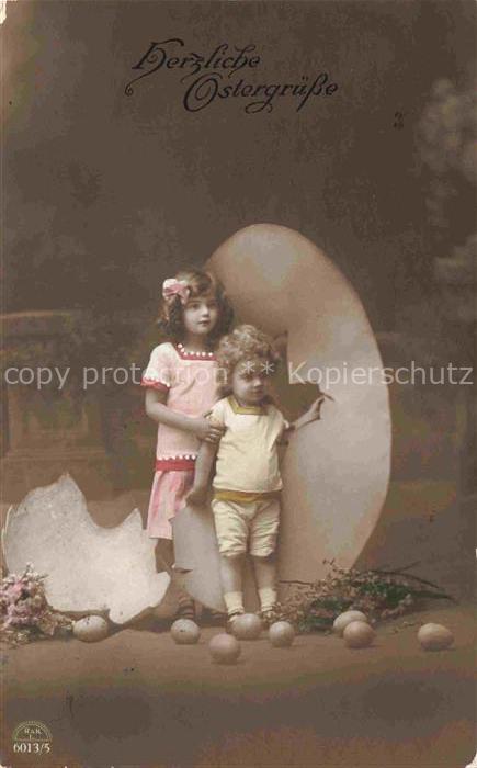 Foto RKL Nr. 6013/5 Easter Paques Pasqua Kinder Eier
