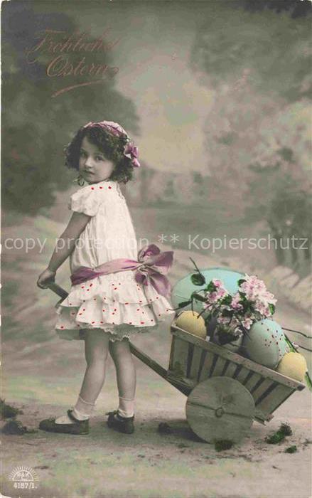Foto RKL Nr. 4187/1 Easter Paques Pasqua Oster Eierw