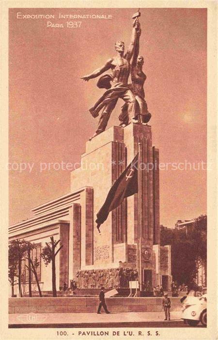 Exposition Internationale Paris 1937 Pavillo L'U R S S France