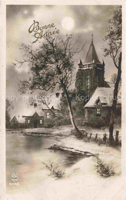 Foto FOX Paris Nr. 5043 Neujahr Nouvelle Annee New Jear