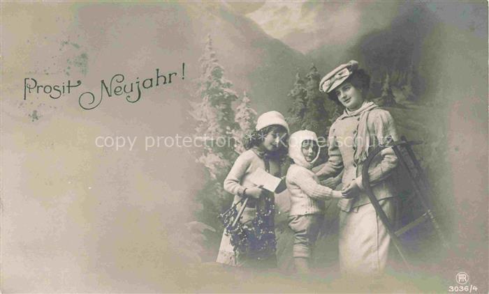 Foto RPH Nr. 3036/4 Neujahr Nouvelle Annee New Jear