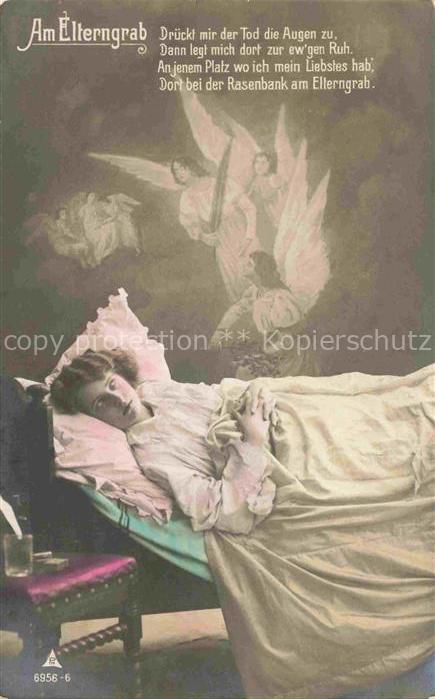 Foto PH Paris Nr. 6956-6 Engel Elterngrab