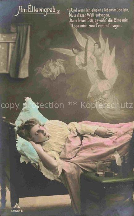 Foto PH Paris Nr. 6956-5 Engel Elterngrab