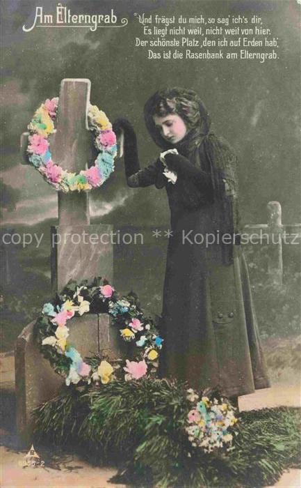 Foto PH Paris Nr. 6956-2 Elterngrab Friedhof