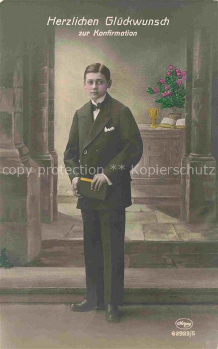 Foto Amag Nr. 62923/5 Glückwunsch Konfirmation